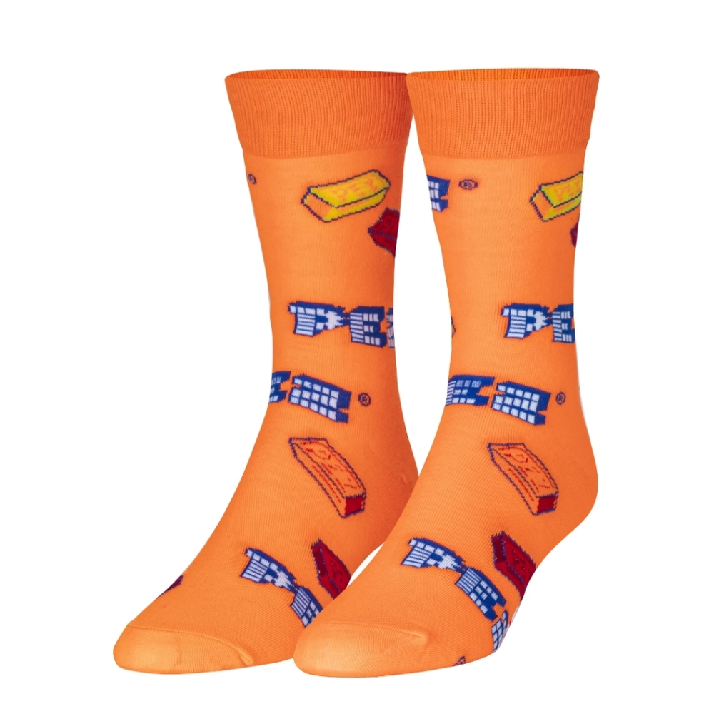 3/$25 Crazy Socks Pez Candies Fun Print Novelty Crew Socks for Men